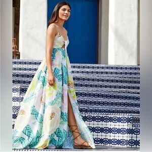 Mara Hoffman Flora Stone Hibiscus Maxi
